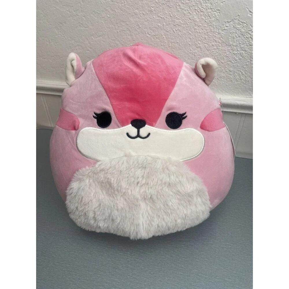 Squishmallows Collection Wildlife Dianalee the Squirrel 10” NWT